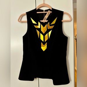 Rachel Ray metal trim top.